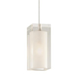 Solitude 1 Light Solitude Mini Pendant by Visual Comfort Modern - FR-700-SLD1