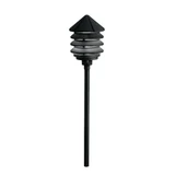 Six Groove Low Voltage 1 light Path Lamp 9.5 x 6 inches by Kichler - 15005