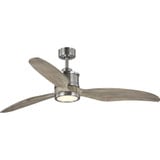 Farris Wide Ceiling Fan 1 Light Handheld Remote 60 Inches wide by Progress - P250002
