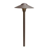 1 light Domed Path Light 21 inches tall by 8.5 inches wide by Kichler - 15310