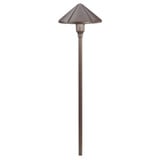 Six Groove Low Voltage 1 light Path Lamp 6 inch wide by Kichler  - 15326