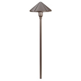 Six Groove Low Voltage 1 light Path Lamp 6 inch wide by Kichler  - 15326