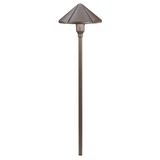 Six Groove Low Voltage 1 light Path Lamp 6 inch wide by Kichler - 15326