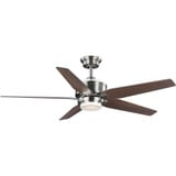 Byars 5 Blade Ceiling Fan with Light Kit 54 Inches Wide by Progress - P250061
