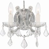 Maria Theresa 2 Light Candle Style Wall Sconce by Crystorama - 4472