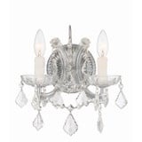 Maria Theresa 2 Light Candle Style Wall Sconce by Crystorama - 4472