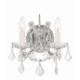 Maria Theresa 2 Light Candle Style Wall Sconce by Crystorama - 4472