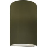 Ambiance 12W 1 LED Small ADA Cylinder Outdoor Wall Mount by Justice Design - CER-5940W-LED1-1000