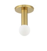 Adams 1 Light 4.75 Inch Wide Flush Mount by Dainolite - ADS-41FH