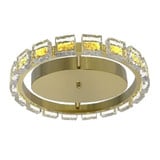 Camila 1 Light 16 Inch Wide Flush Mount by Dainolite - CMA-1616LEDFH