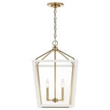 Delvin 4 Light Large Pendant 24 Inch Tall by Kichler - 52619