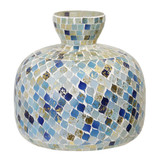Glass Vase 8.5 Inch Tall and 8.5 Inch Wide by Stylecraft - AI11393