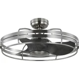 Bastrop 3 Blade Ceiling Fan with Wall Bracket 26 Inches Wide by Progress - P250096