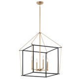 Eisley 4 Light Large Foyer Pendant 30 Inch Tall by Kichler - 52627