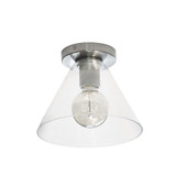 Roswell 1 Light 9 Inch Wide Flush Mount by Dainolite - RSW-91FH