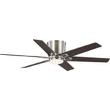 Bexar 6 Blade Flush Mount Ceiling Fan w/ light Kit 54 Inch W by Progress - P250099