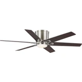 Bexar 6 Blade Flush Mount Ceiling Fan w/ light Kit 54 Inch W by Progress - P250099