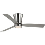 Brant 3 Blade Flush Mount Ceiling Fan with Light Kit 52 Inch W by Progress - P250121