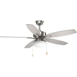 Billows Wide Ceiling Fan 2 Light 52 Inches wide by Progress - P2552