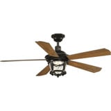 Smyrna Wide Ceiling Fan 1 Light Wall Control 52 Inch wide by Progress - P2576