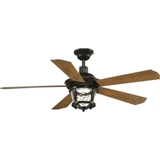 Smyrna Wide Ceiling Fan 1 Light Wall Control 52 Inch wide by Progress - P2576