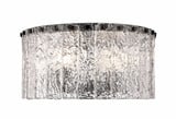 Glacier 5 Light 16.75 Inch Wide Flush Mount by Z-Lite - 1943F16