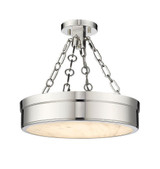 Anders 30W 1 LED 15 Inch Wide Semi Flush Mount by Z-Lite - 1944SF15