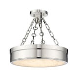 Anders 30W 1 LED 15 Inch Wide Semi Flush Mount by Z-Lite - 1944SF15