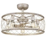 Dury 40W 5 LED Fandelier 22 Inches wide by 9.75 Inches high by Quoizel  - RDY3122