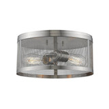 Meshsmith 2 Light 12.13 Inch Wide Flush Mount by Z-Lite - 331F12