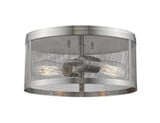 Meshsmith 2 Light 12.13 Inch Wide Flush Mount by Z-Lite - 331F12