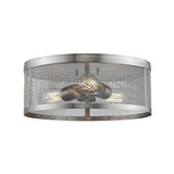Meshsmith 3 Light 14.88 Inch Wide Flush Mount by Z-Lite - 331F14