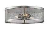 Meshsmith 3 Light 18 Inch Wide Flush Mount by Z-Lite - 331F18