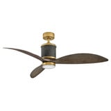 Merrick 3 Blade Ceiling Fan with Light Kit 60 Inches Wide by Hinkley - 900360F