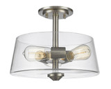 Annora 3 Light 13.75 Inch Wide Semi Flush Mount by Z-Lite - 428SF3
