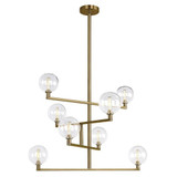 Sean Lavin 8 Light Large Chandelier by VC Modern 700GMBCS-LED927 - 700GMB