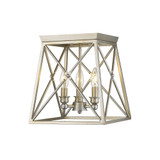 Trestle 3 Light 11 Inch Wide Flush Mount by Z-Lite - 447F11