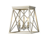 Trestle 3 Light 11 Inch Wide Flush Mount by Z-Lite - 447F11