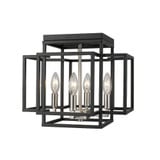 Titania 4 Light 14 Inch Wide Flush Mount by Z-Lite - 454F-B