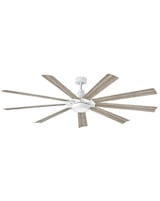 Turbine 9 Blade Ceiling Fan with Light 80 Inch Wide by Hinkley  - 904280F