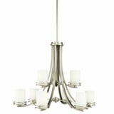 Hendrik 9 Light Large 2 Tier Chandelier by Kichler - 1674