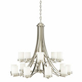 Hendrik 15 Light Oversized 2 Tier Chandelier by Kichler - 1675