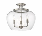 Joliet 3 Light 15.75 Inch Wide Flush Mount by Z-Lite - 473SF