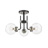 Parsons 3 Light 22 Inch Wide Flush Mount by Z-Lite - 477-3SF