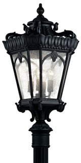 Tournai 4 light Post 37.5 inches tall by 17 inches wide by Kichler - 9565