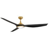 Talan 3 Blade Ceiling Fan with Light Kit 64 Inch Wide by Hinkley  - 906864
