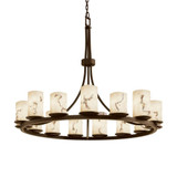 Lumenaria Dakota 15 Light Oversized Chandelier by Justice Design - FAL-8715-10
