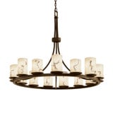 Lumenaria Dakota 15 Light Oversized Chandelier by Justice Design - FAL-8715-10