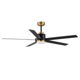 Daisy 5 Blade Ceiling Fan with Light Kit 60 Inches Wide by Maxim - 88826