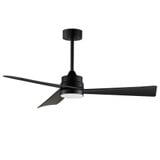 Vortex 3 Blade Outdoor Ceiling Fan with Light Kit 52 Inch Wide by Maxim  - 88847WT